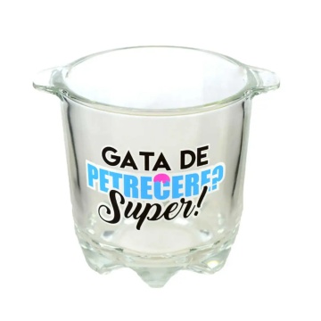 frapieră gheață din sticlă pentru cocktailuri