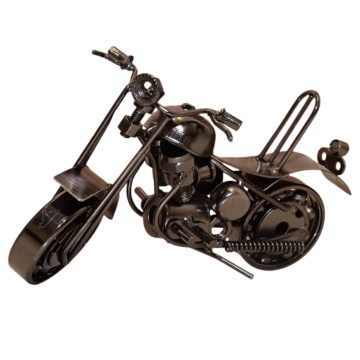 Miniatura motocicleta, metal 16x9cm