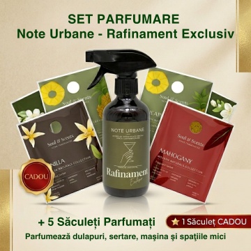 Parfum ambiental Rafinament Exclusiv și săculeți parfumați 5+1 săculeț CADOU