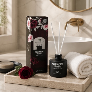 Reed diffuser - difuzor de parfum Midnight Rose, Aroma Land, 100ml - Img 5