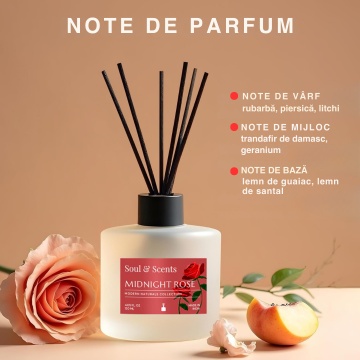 note de parfumare reed diffuser midnight rose india