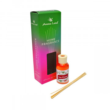 Reed Diffuser - difuzor de parfum Portocala&Scortisoara, Aroma Land, 30ml - Img 1