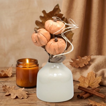 Aranjament floral Toamna cu aspect natural si culori calde de sezon