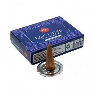 Conuri parfumate Lavanda, IBCO India, 10 buc