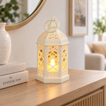 Felinar decorativ cu lumanare LED, 7x13,50 - Img 4