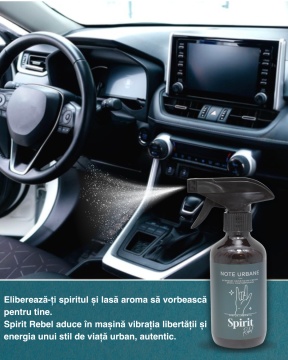 Spirit Rebel - parfum ambient pentru motivatie, energie si claritate