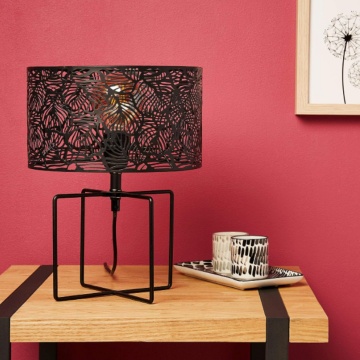 Veioza Luminaire, Metal, Negru, D25Χ35 - Img 2