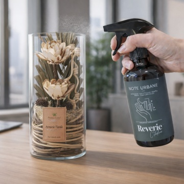 Aranjament floral Natur pentru living sau birou cu posibilitate de parfumare cu spray sau uleiuri aromate