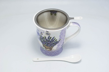 Cana Lavender 300 ml pentru ceai vrac si infuzii din plante
