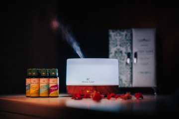 difuzor aromaterapie Oslo compatibil cu uleiuri esențiale și hidrosolubile