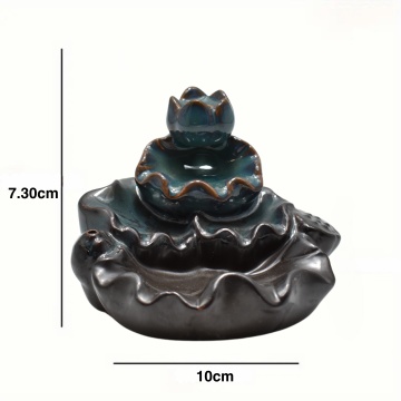 Fântână ceramică Suport conuri Backflow Waterfall, H7cm - Img 5