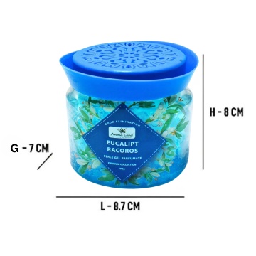 dimensiuni odorizant perle gel pentru baie si birou