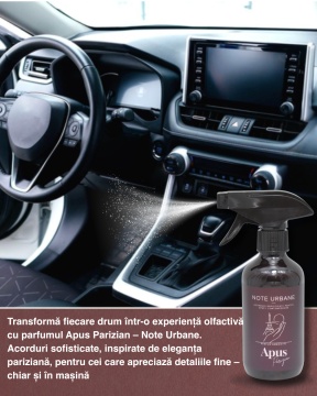 parfum de masina cu violete si vanilie pentru atmosfera eleganta