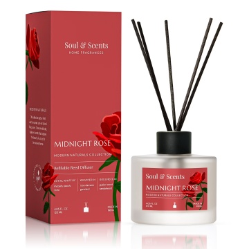 Reed diffuser - difuzor de parfum Midnight Rose, S&S India, 120 ml