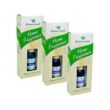 Pachet 3 Reed Diffuser Home Fragrance, Aroma Land, 125 ml
