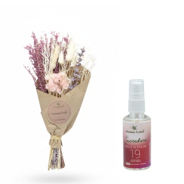 Set Mini Bouquet Pink si Spray Camera, 50 ml, Aroma Land