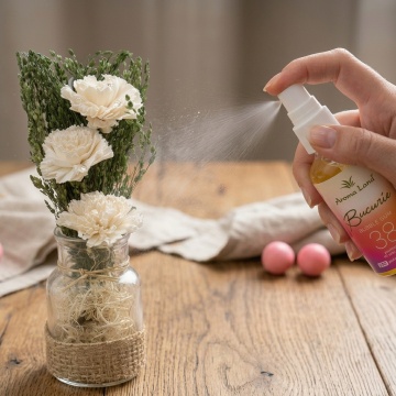 parfumare aranjament floral Natur în vas de sticlă cu spray cadou