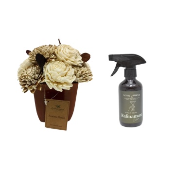 Aranjament floral Pure Mood + cadou spray ambiental Rafinament Exclusiv din gama Note Urbane