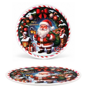 Platou ceramic Merry Christmas, 25 cm - Img 6