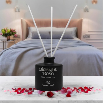 Reed diffuser - difuzor de parfum Midnight Rose, Aroma Land, 100ml - Img 4