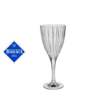 Set 6 pahare Vin Rosu Caren, Cristal Bohemia, 300ml - Img 2