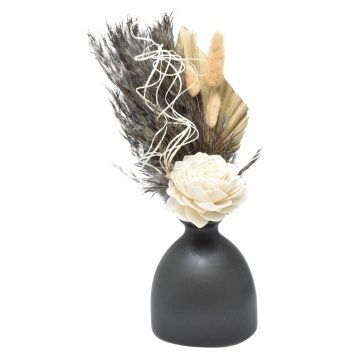 Aranjament Floral Gray Elegance, Aroma Land, H30cm
