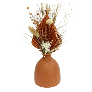 Aranjament Floral Orange Mood, Aroma Land, H30cm