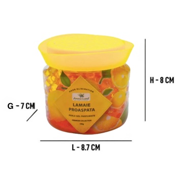 dimensiuni odorizant camera perle gel lamaie proaspata, 198 g