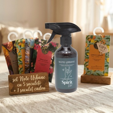 parfum ambiental modern pentru living elegant cu saculeti parfumati la alegere