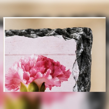 Placă ardezie decorativă - „Dragă Sefă …” 8 Martie 19×19 cm - Img 5