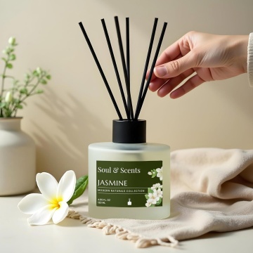 Reed Diffuser - difuzor de parfum Jasmine, S&S India, 120 ml - Img 3