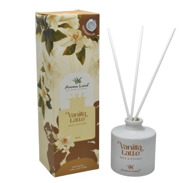 Reed diffuser - difuzor de parfum Vanilla Latte, Aroma Land, 100ml