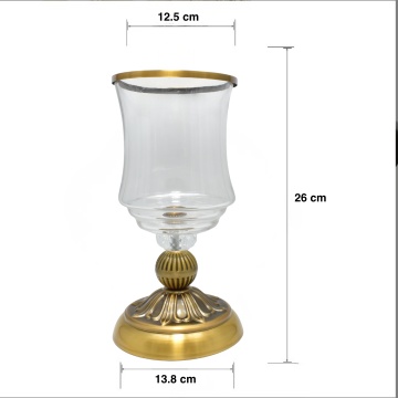 Suport pentru lumânare Golden Vintage, 26x13.8 cm - Img 9