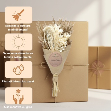 beneficii aranjament floral Mini Bouquet Natur Aroma Land