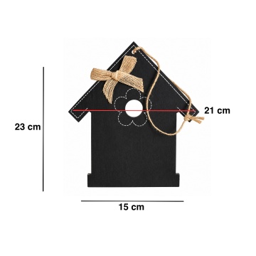 Decoratiune tablita pentru scris cu creta, 23x15 cm - Img 3