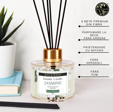 Difuzor de parfum cu betisoare aroma iasomie