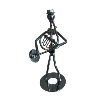 Figurina muzicant, metal - Img 3