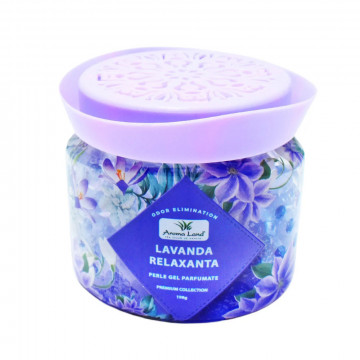 Odorizant camera cu perle gel Lavandă Relaxantă, Aroma Land, 198g