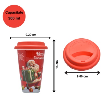 Pahar Craciun Christmas Cup, 300 ml - Img 7