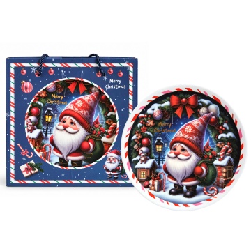 Platou ceramic Merry Christmas, 25 cm - Img 10