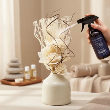 Parfumare aranjament floral natural din lemn de Sola pentru living sau dormitor