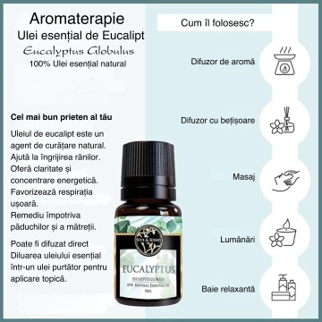ulei esential eucalipt pentru difuzor si nebulizator Romania