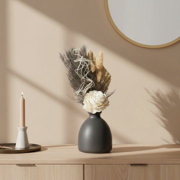 flori naturale uscate din lemn de Sola aranjament Gray Elegance Aroma Land