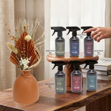 Aranjament floral Orange Mood + CADOU, Parfum ambiental, 200 ml, Aroma Land - Img 2