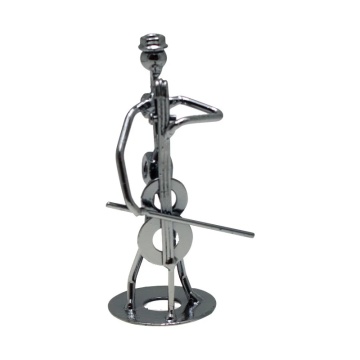 Figurina muzicant, metal