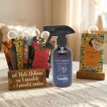 Parfum ambiental Vanilie Nocturnă și săculeți parfumați 5+1 săculeț CADOU - Img 2