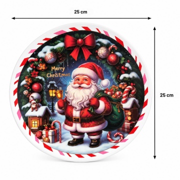 Platou ceramic Merry Christmas, 25 cm - Img 7
