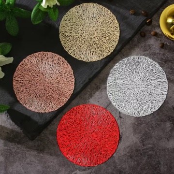 Set 6 Suporturi Pahar, Festive Glow, Ø10 cm