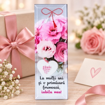 Tablou decorativ sticla Martie, 6x18 cm - Img 6