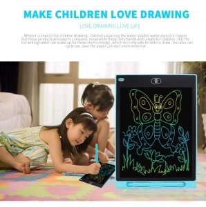 Tableta grafica LCD 8.5 inch neagra cu stylus, ecran color, pentru desen, schite si notite - Img 2